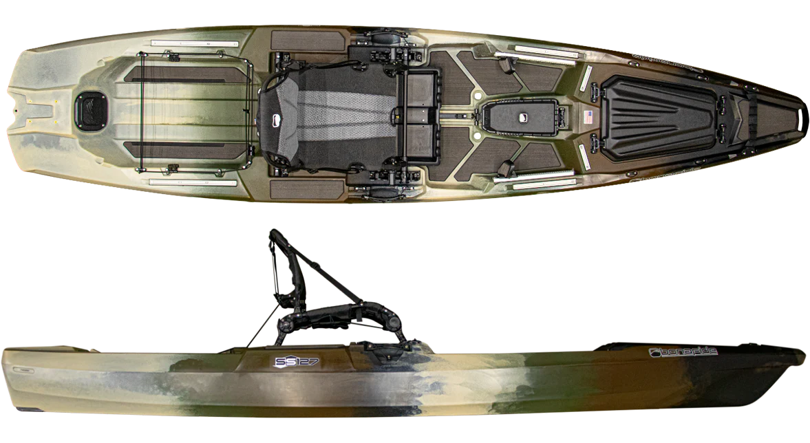 Bonafide SS127 Sit-Stand Fishing Kayak
